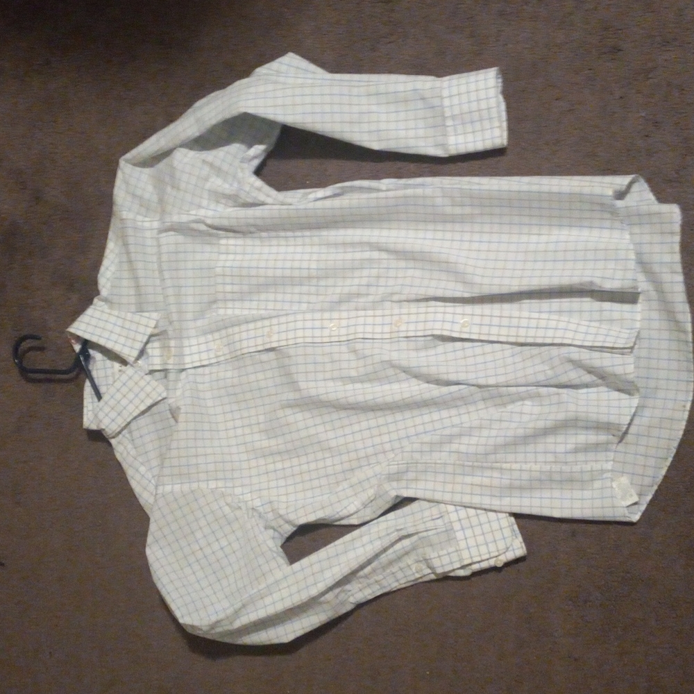 Striped Blue and White Dress Shirt